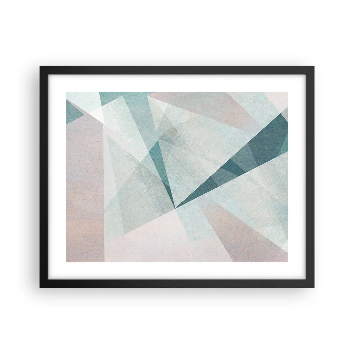 Poster in black frame - Calmly but Dynamically - 50x40 cm