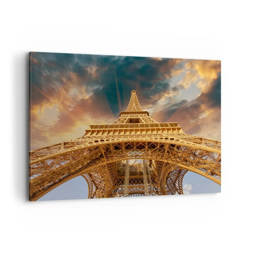 Canvas picture - Man Has Reached the Clouds - 100x70 cm