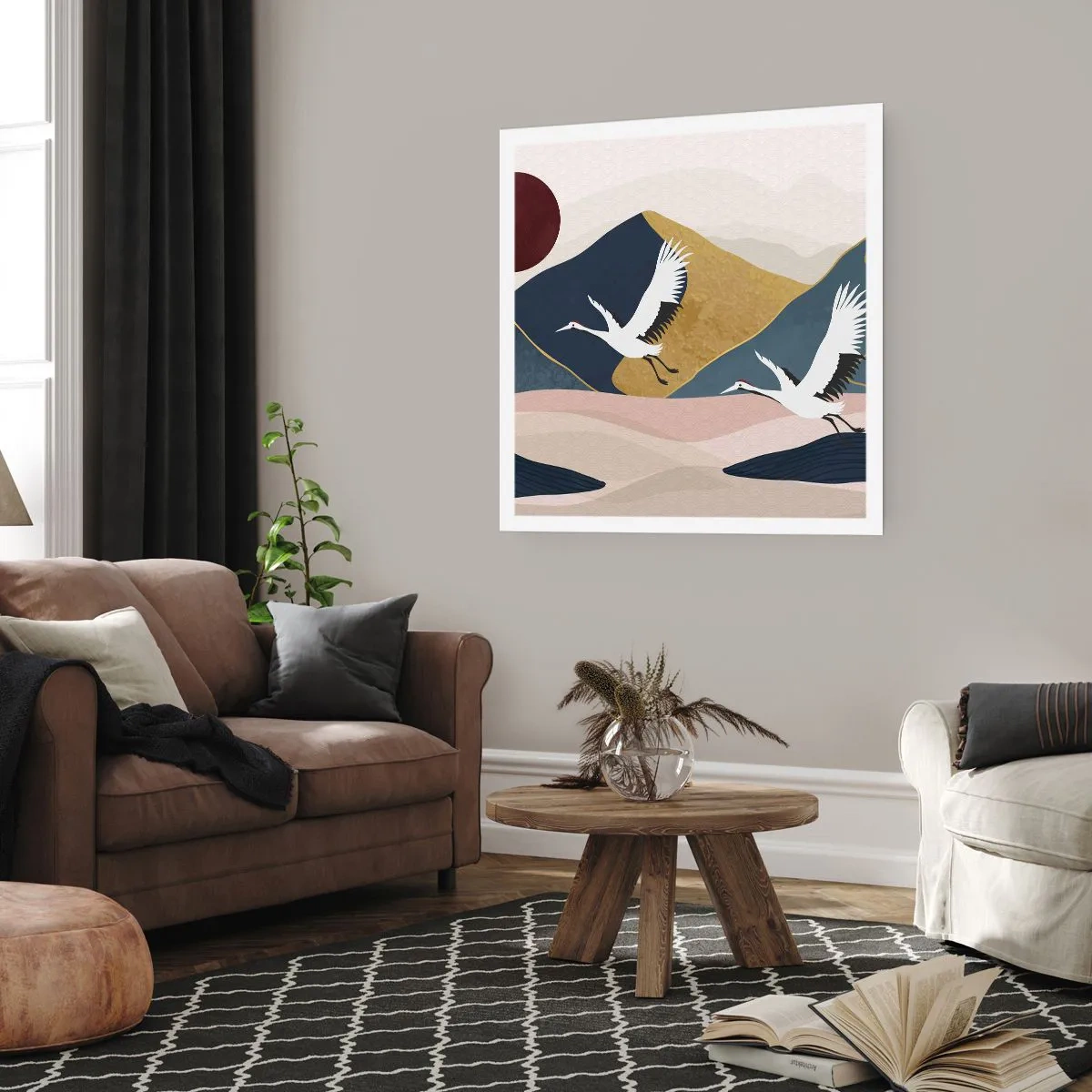 Poster - Another Day Has Flown By - 50x50 cm