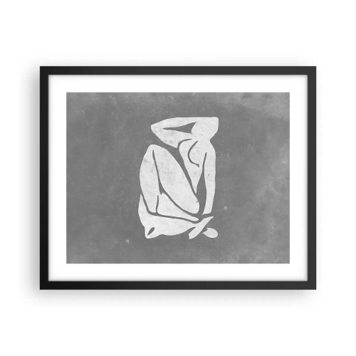 Poster in black frame - Lost in Thoughts - 50x40 cm