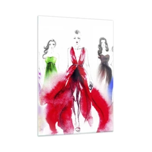 Glass picture - Vogue in Vogue - 50x70 cm