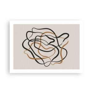 Poster - Everything Is Tangled UP - 70x50 cm