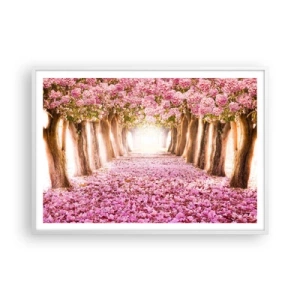 Poster in white frmae - Way to Heaven - 100x70 cm