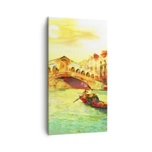 Canvas picture - Pilgrimage of Lovers - 45x80 cm