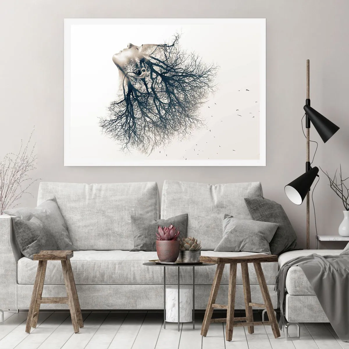 Poster - Listening to the Whisper of the Trees - 91x61 cm