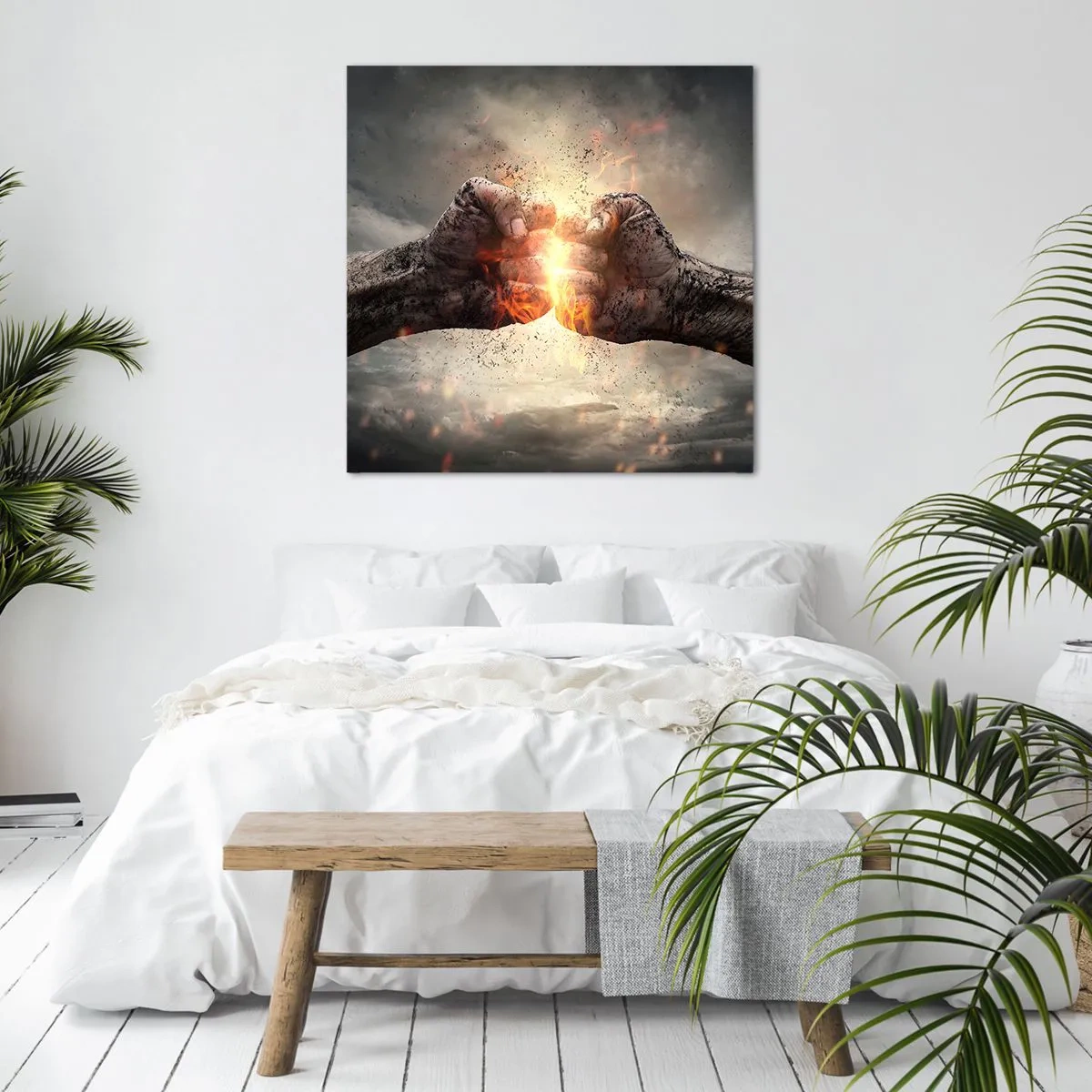 Canvas picture - Stand Up and Fight - 70x70 cm