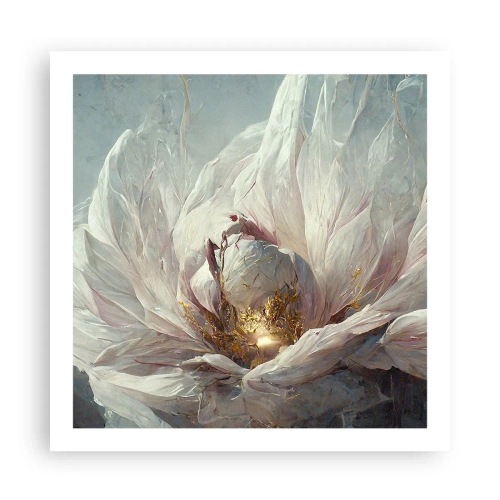 Poster - It Blooms Once Every Hunderd Years - 60x60 cm