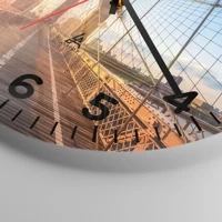 Clock face with numbers