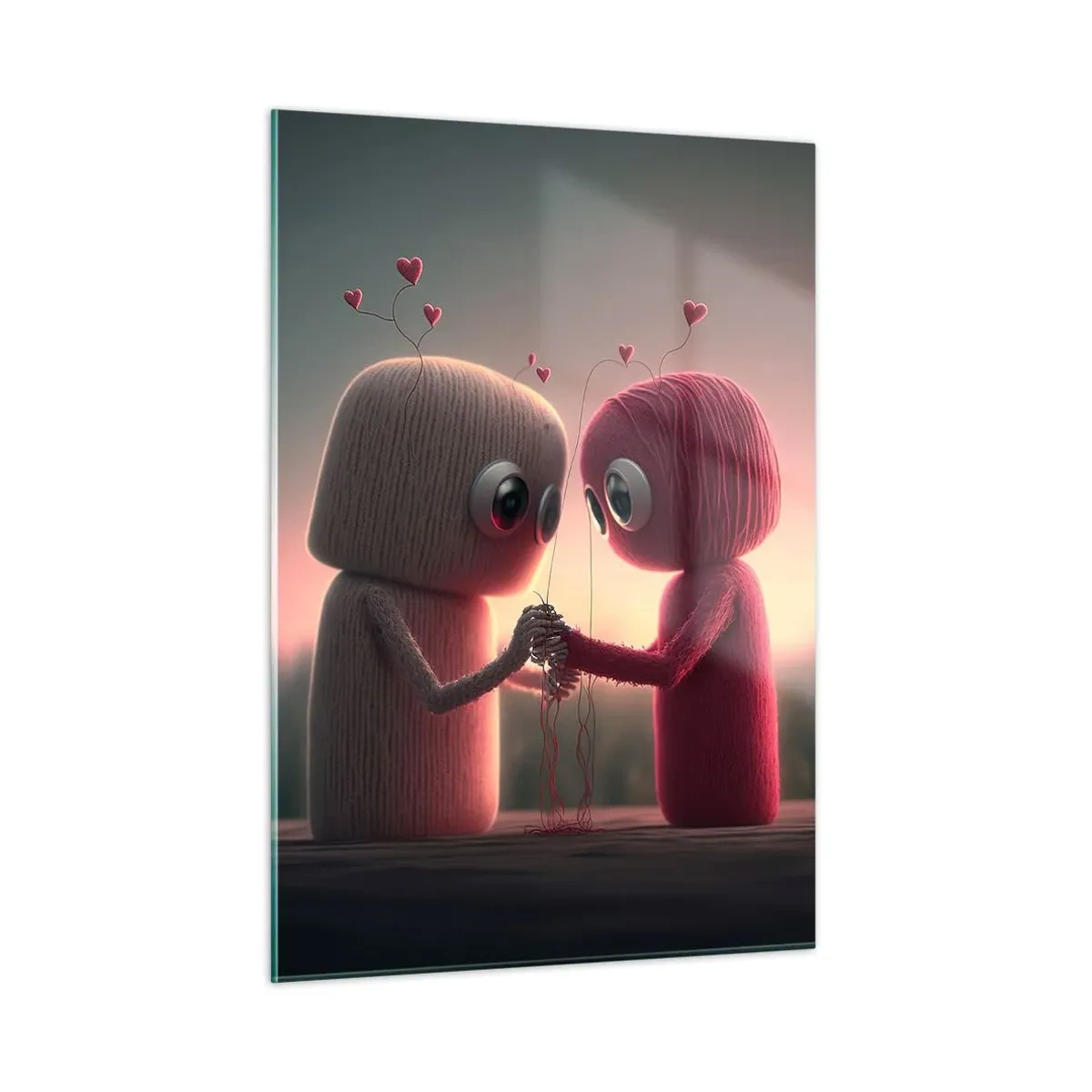 Glass picture - Everyone Is Allowed to Love - 50x70 cm