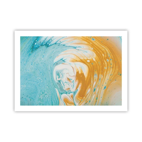 Poster - Pastel Swirl - 70x50 cm