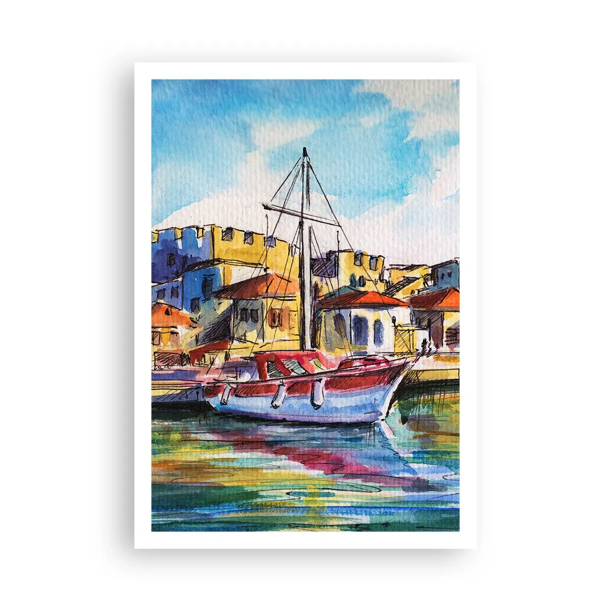 Poster - Rainbow Afternoon - 70x100 cm