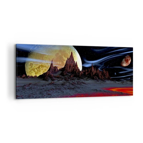 Canvas picture - Unknown World - 120x50 cm