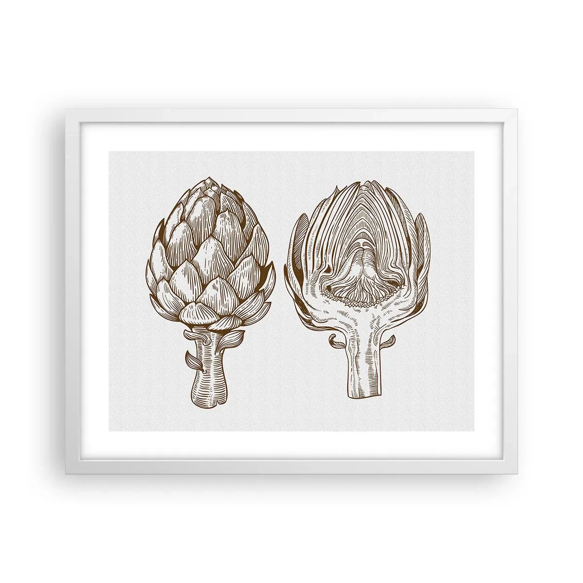 Poster in white frmae - Anatomy Lesson - 50x40 cm