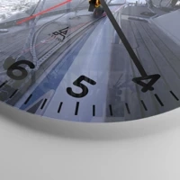 Clock face with numbers