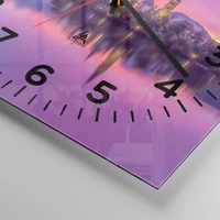 Clock face with numbers