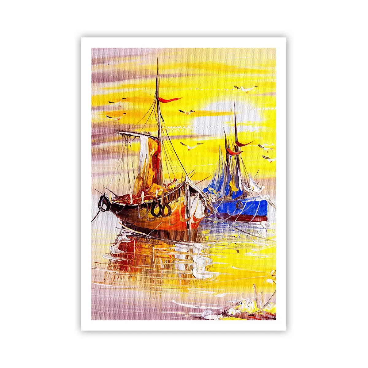 Poster - Deserved Rest in Port - 70x100 cm