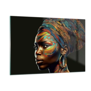 Glass picture - African Queen - 120x80 cm