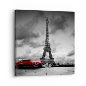 Canvas picture - Not So Long Ago in Paris - 30x30 cm
