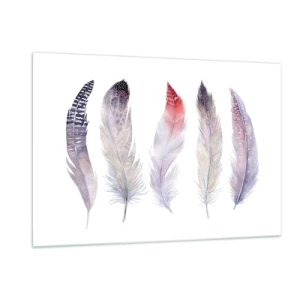 Glass picture - Delicate Like Pink Fog - 120x80 cm