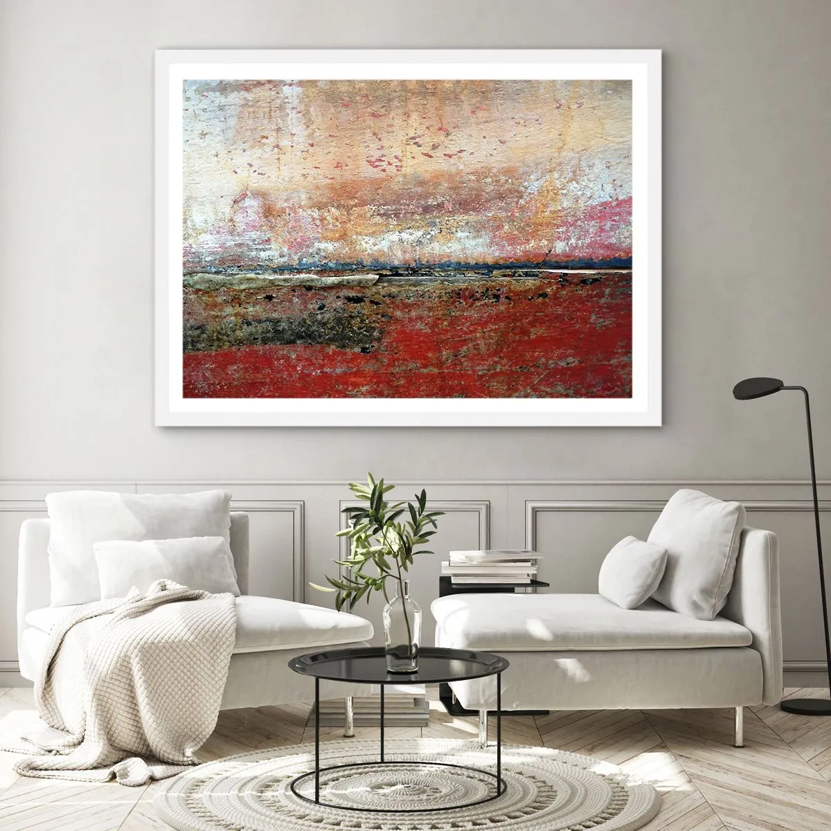 Poster in white frmae - Might Be the Sea - 70x50 cm