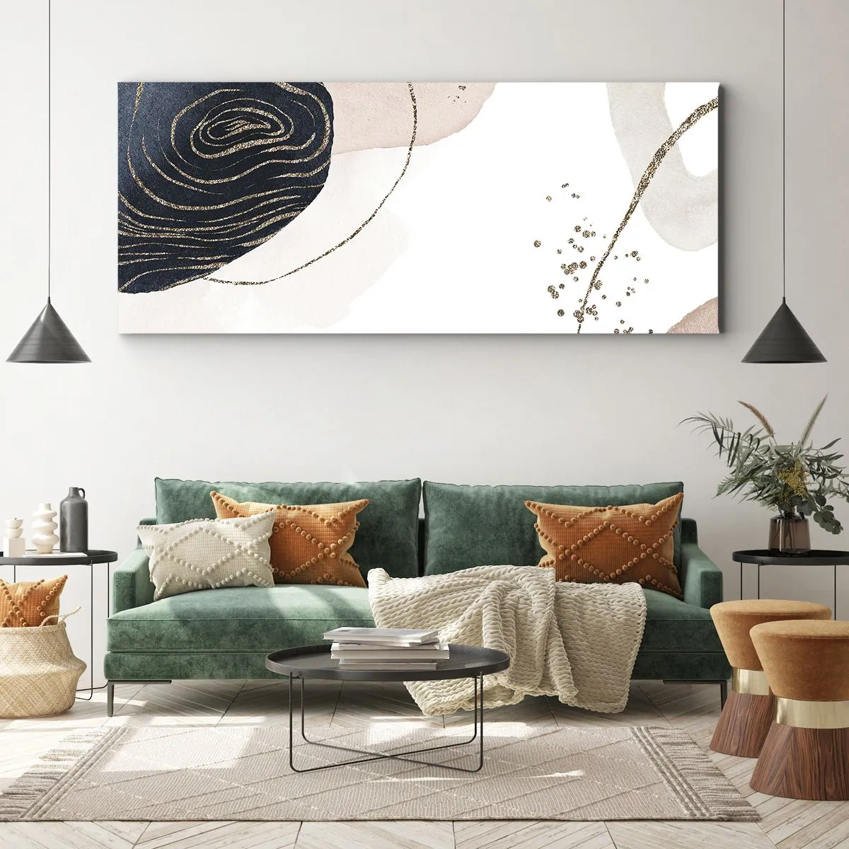 Canvas picture - Everything Flows - 160x50 cm