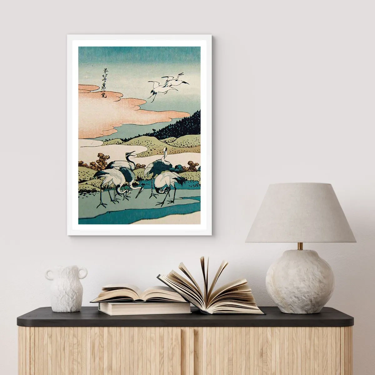 Poster in white frmae - In a Japanese Spirit - 50x70 cm
