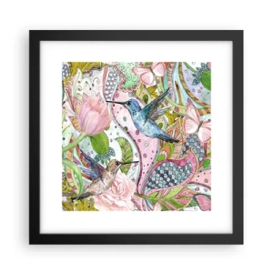 Poster in black frame - Entwined in the Vines - 30x30 cm