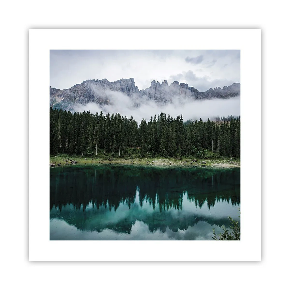 Poster - Quiet Please, Let's Not Wake Up Still Waters - 40x40 cm