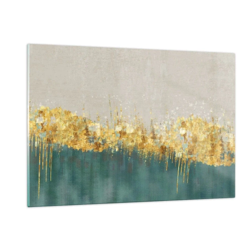Glass picture - Golden Border - 120x80 cm