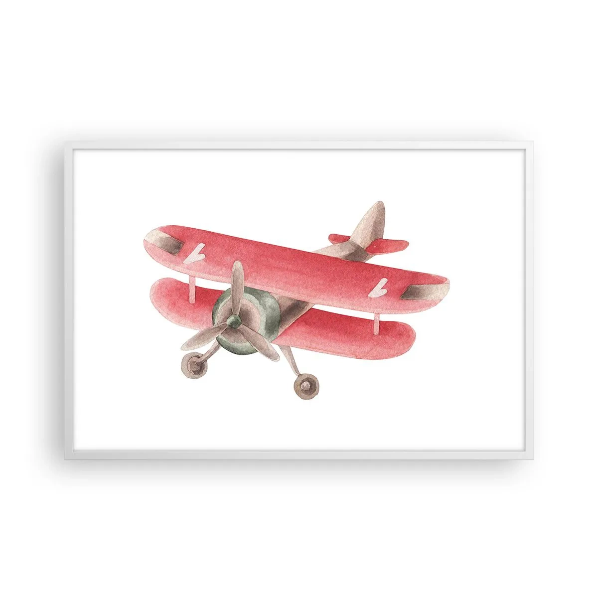 Poster in white frmae - Ready for High Flghts - 91x61 cm