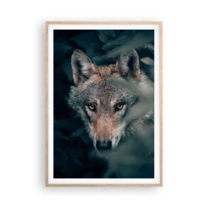 Poster in light oak frame - Hunter - 70x100 cm
