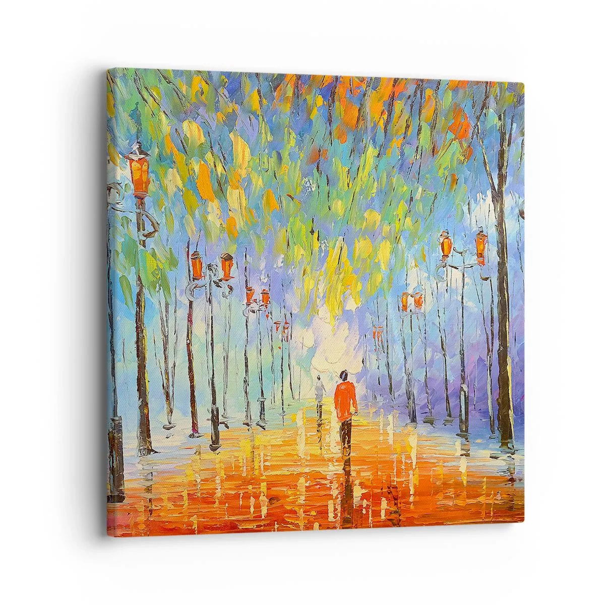 Canvas picture - Night Rain Song - 30x30 cm
