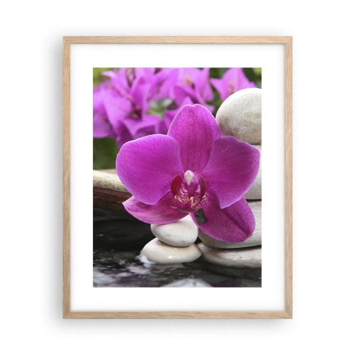 Poster in light oak frame - You Are Already Resting - 40x50 cm