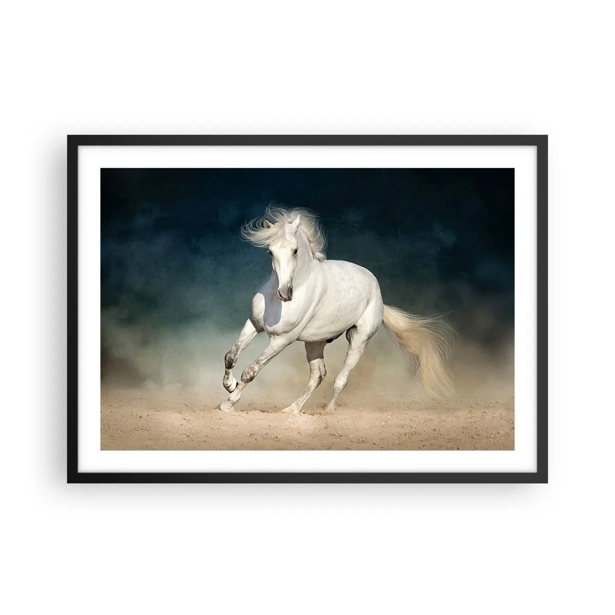 Poster in black frame - Freedom in a Pure State - 70x50 cm