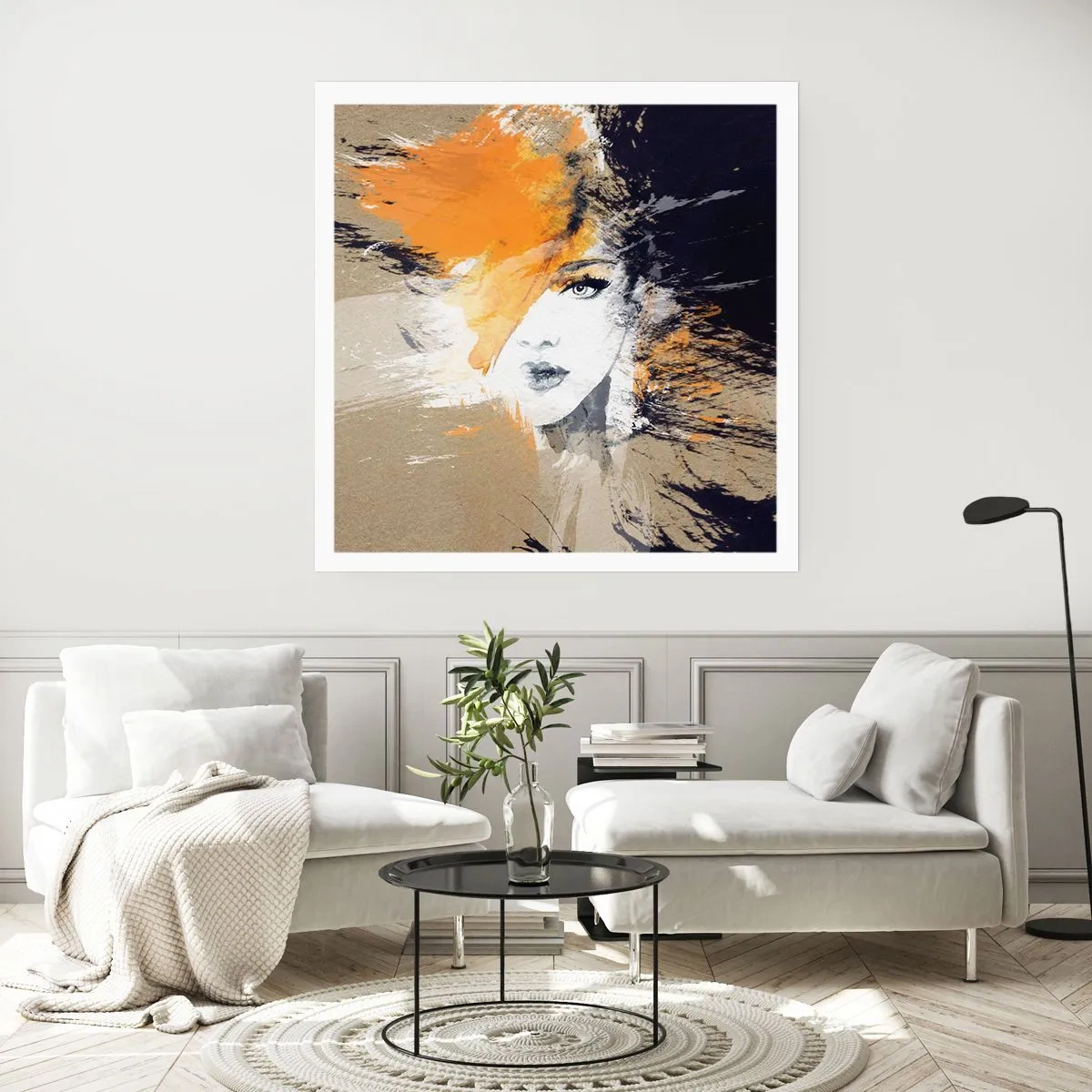 Poster - And There Was Light - 60x60 cm