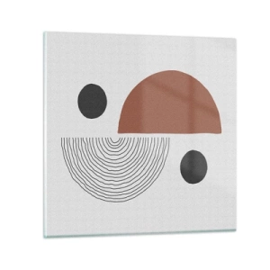 Glass picture - Perfection of a Wheel - 70x70 cm