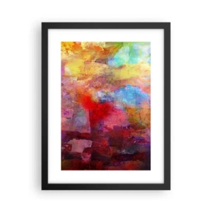Poster in black frame - Looking inside the Rainbow - 30x40 cm