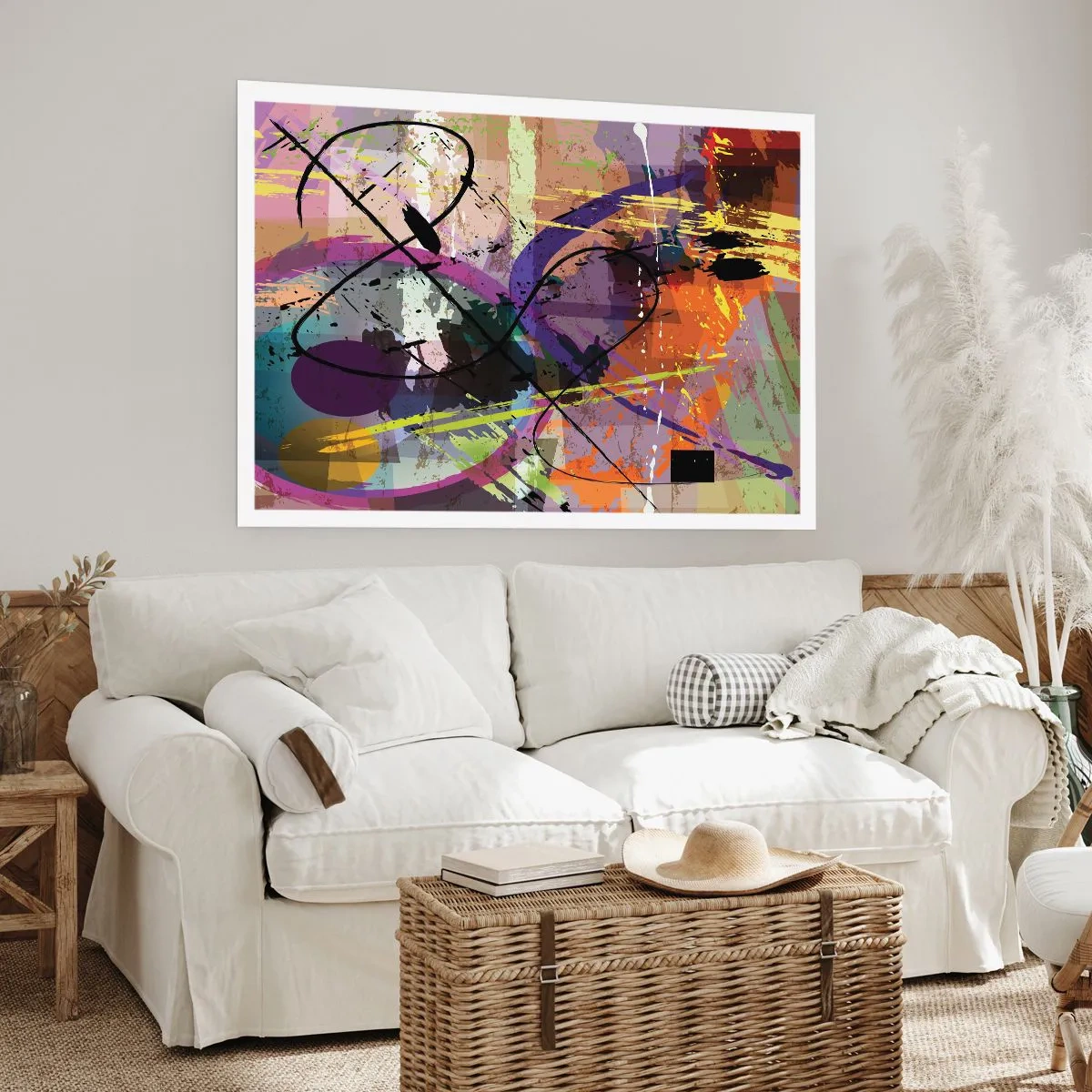 Poster - Straight Ahead or Around - 70x50 cm