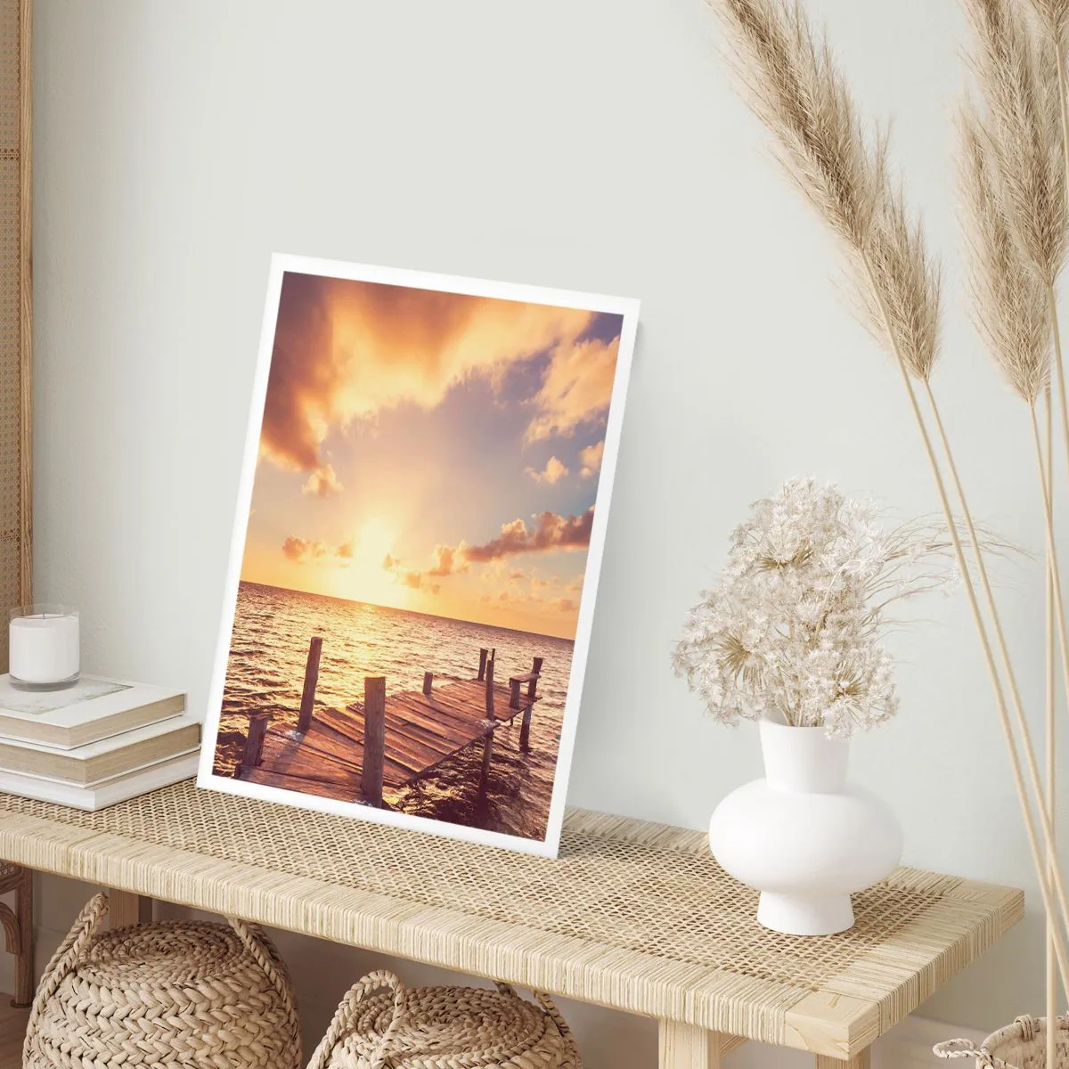 Poster - Golden Land of Tranquility - 61x91 cm