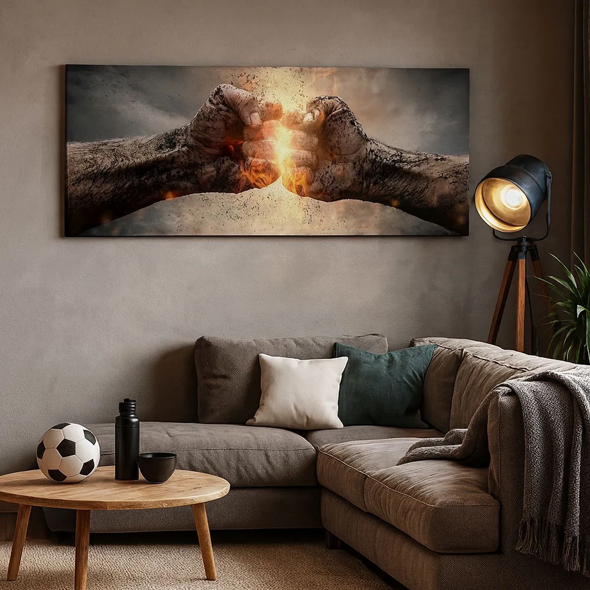 Canvas picture - Stand Up and Fight - 100x40 cm