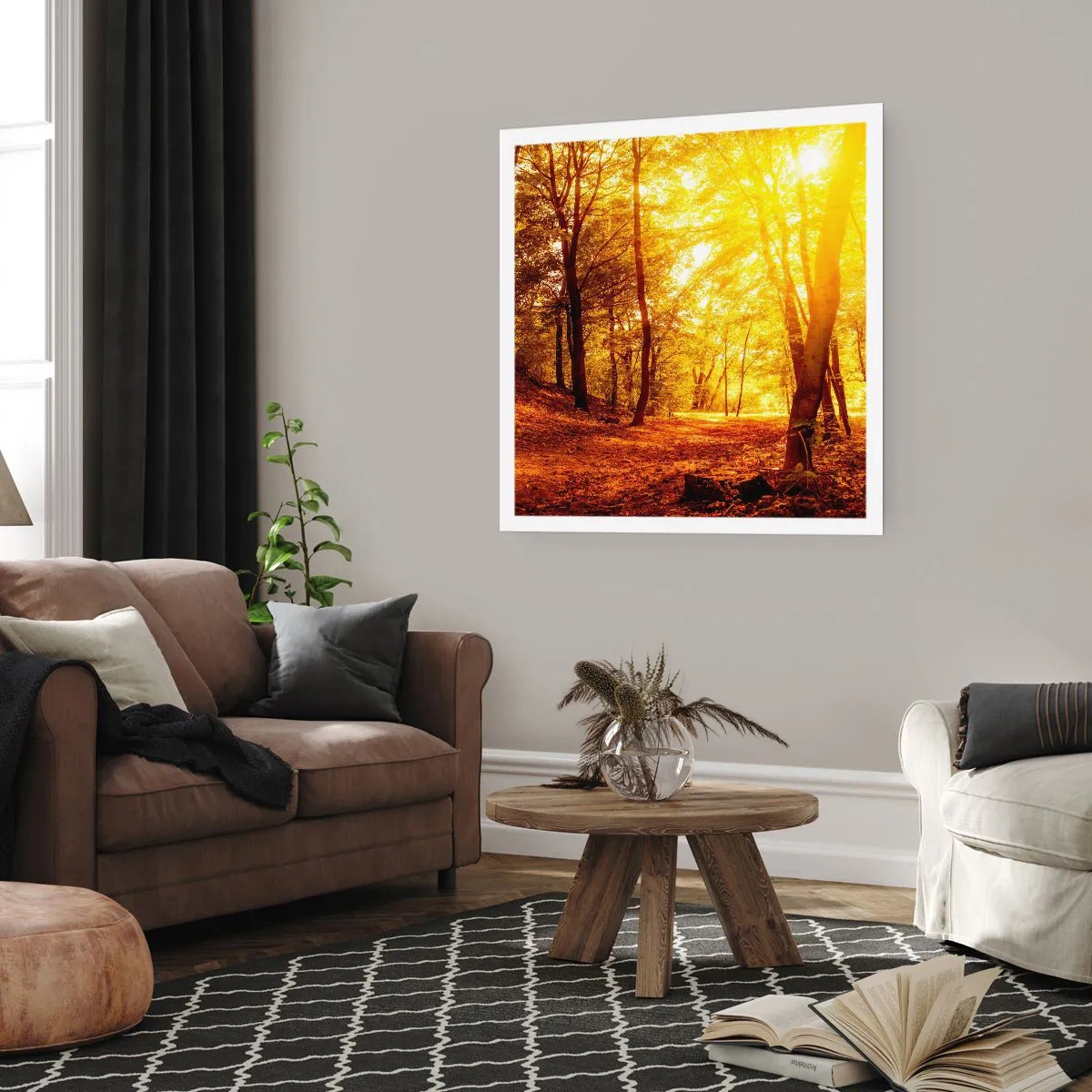 Poster - Towards Golden Plain - 50x50 cm