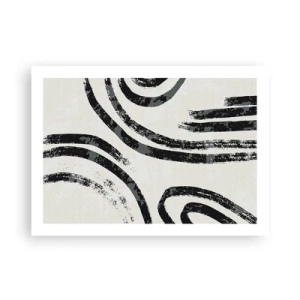 Poster - Stopped Half Way - 70x50 cm