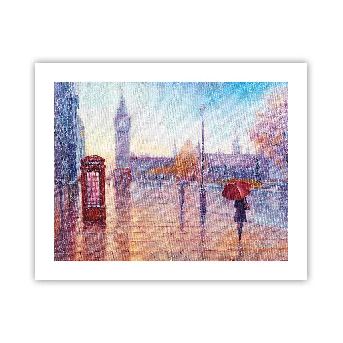 Poster - London Autumn Day - 50x40 cm
