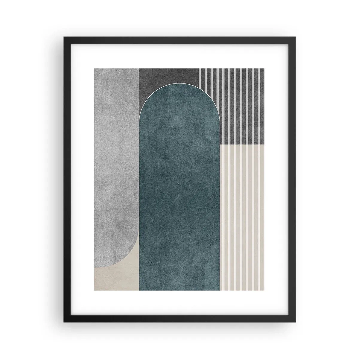 Poster in black frame - Levelled Composition - 40x50 cm