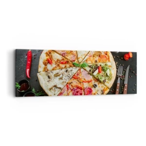 Canvas picture - Range of Flavours - 90x30 cm