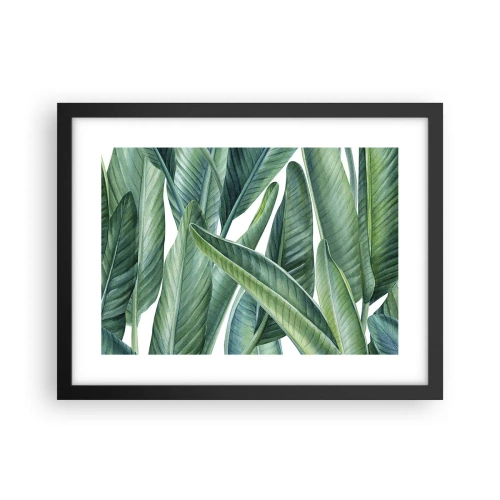 Poster in black frame - Only Green Itself - 40x30 cm