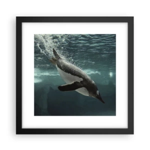Poster in black frame - Welcome to My World - 30x30 cm