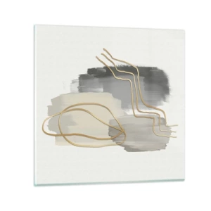 Glass picture - Persistance and Movement - 70x70 cm