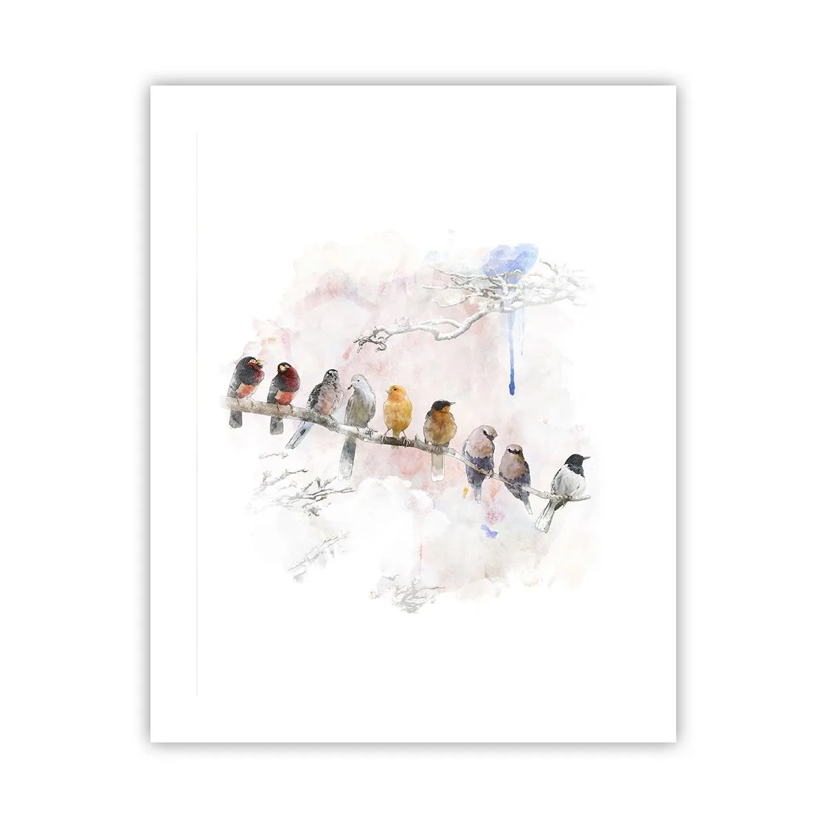 Poster - Winged Encounter - 40x50 cm