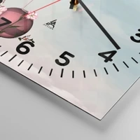 Clock face with numbers